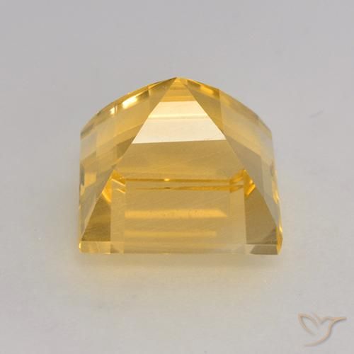 Citrino ouro médio Natural 3.75ct, Quadrado, VS