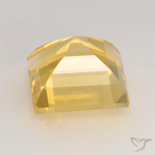 Citrino Ouro Natural 3.14ct, Quadrado, VS