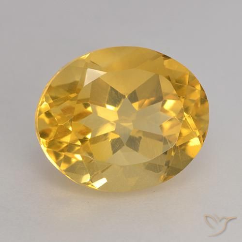 3.64ct Natural Laranja Dourada Citrino, oval, VVS-VS