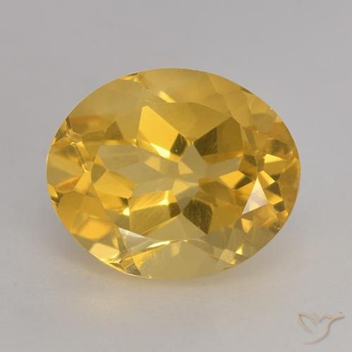 Citrino Laranja Dourada Natural 3.64ct, oval, VVS-VS
