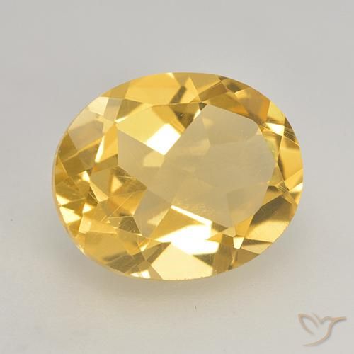 Citrino Dourado Natural 3.28ct, oval, VVS-VS