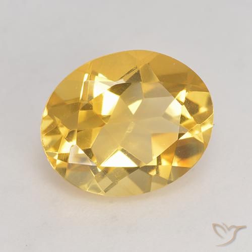 Citrino Dourado Natural 3.23ct, oval, VVS-VS