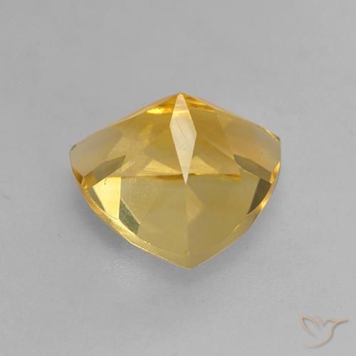 Citrino ouro médio Natural 2.26ct, Trilhão, VVS-VS