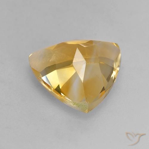 Citrino Laranja Dourado Profundo Natural 2.47ct, Trilhão, VVS-VS