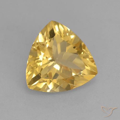 Citrino Laranja Dourada Natural 2.11ct, Trilhão, VVS-VS