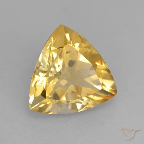Citrino Ouro Natural 2.28ct, Trilhão, VVS-VS