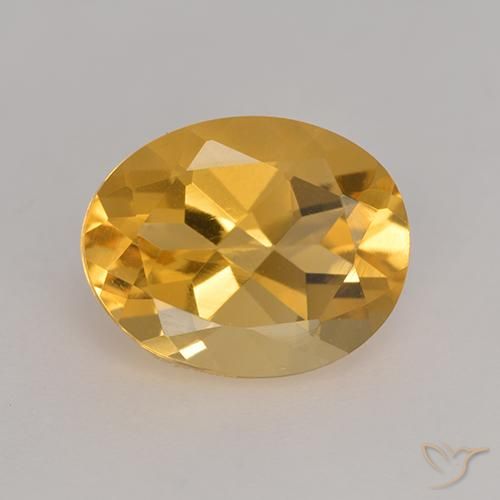 3.14ct Natural Laranja-Ouro Citrino, oval, VVS-VS
