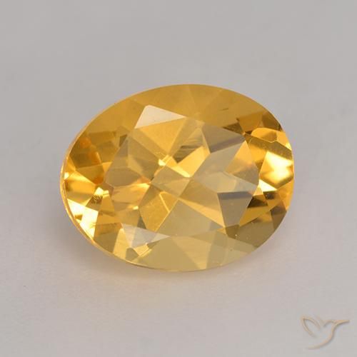 Citrino Laranja-Ouro Natural 3.14ct, oval, VVS-VS