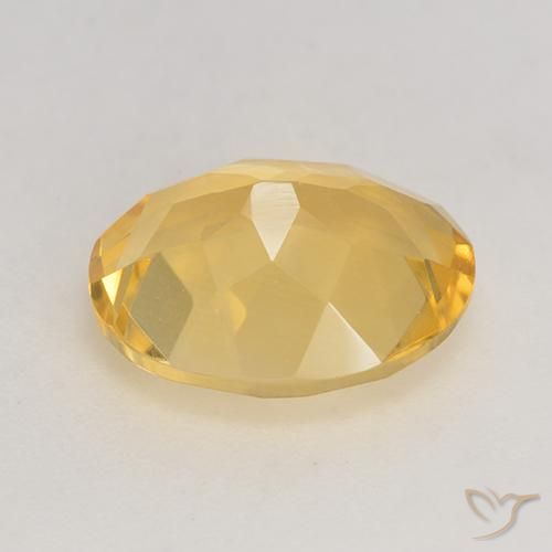 Citrino ouro médio Natural 3.06ct, oval, VVS-VS