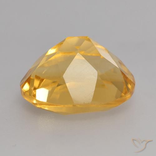 Citrino Laranja-dourado médio-claro Natural 3.81ct, oval, VVS-VS