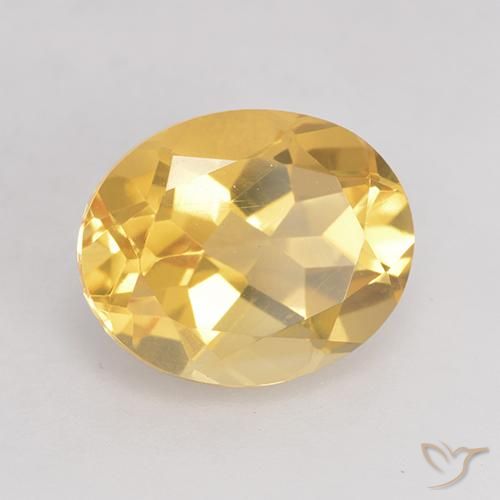 Citrino Laranja Dourada Natural 3.43ct, oval, VVS-VS