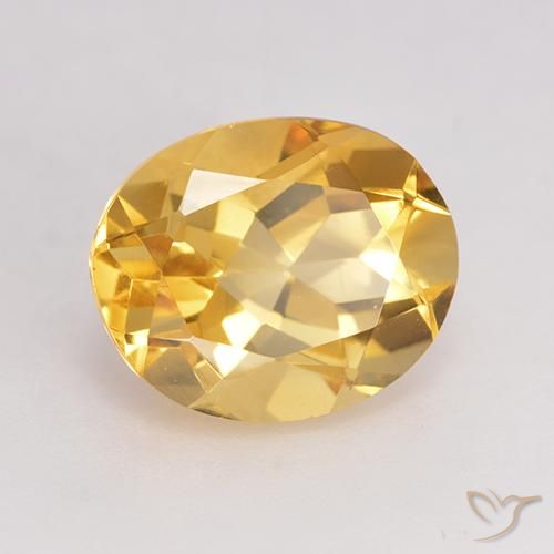 Citrino Dourado Natural 3.33ct, oval, VVS-VS