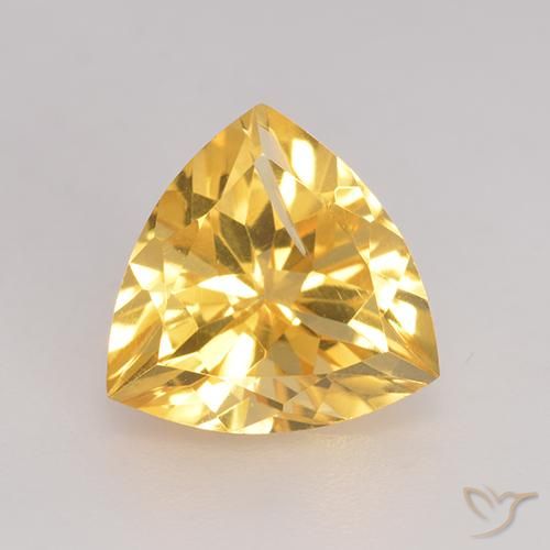 2.26ct Natural ouro médio Citrino, Trilhão, VS
