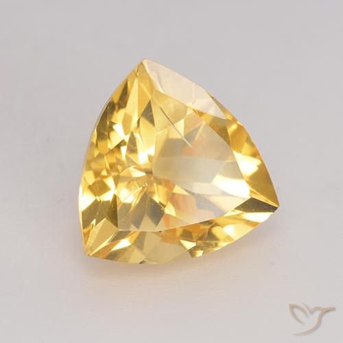 Citrino ouro médio Natural 2.26ct, Trilhão, VS