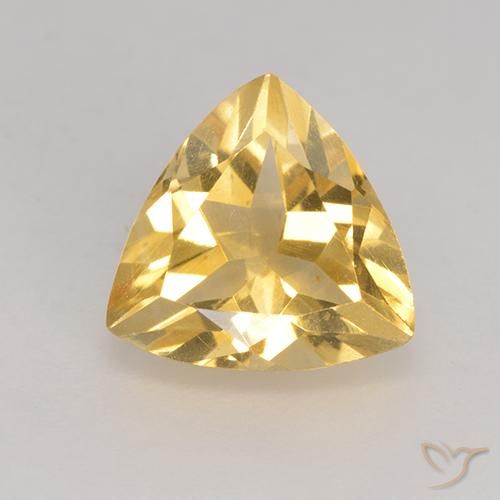 2.31ct Natural ouro médio Citrino, Trilhão, VS