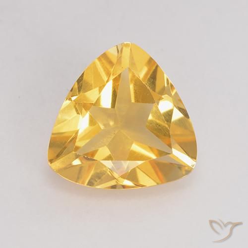 1.99ct Natural ouro médio Citrino, Trilhão, VS