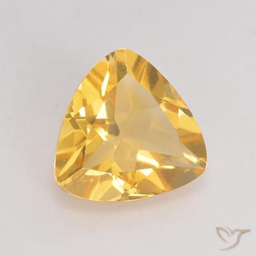 Citrino ouro médio Natural 1.99ct, Trilhão, VS