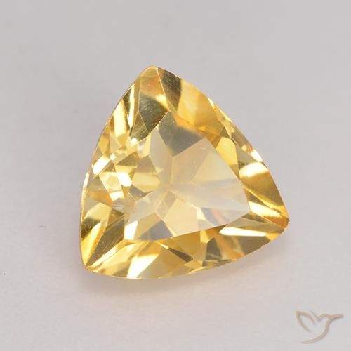 Citrino ouro médio Natural 2.07ct, Trilhão, VS