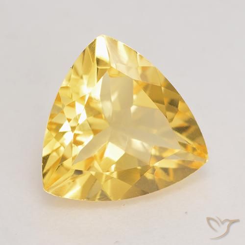 Citrino Dourado Natural 2.03ct, Trilhão, VVS-VS
