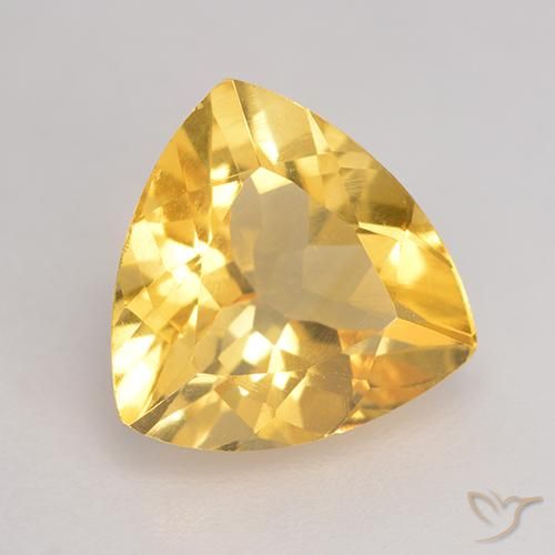 Citrino Dourado Natural 1.98ct, Trilhão, VVS-VS