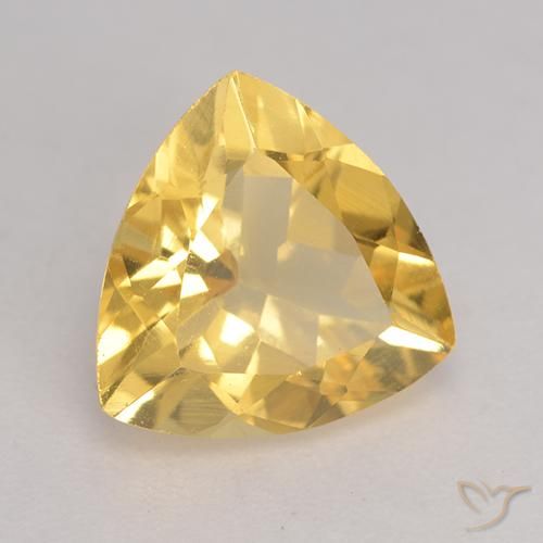 Citrino Dourado Natural 1.93ct, Trilhão, VVS-VS