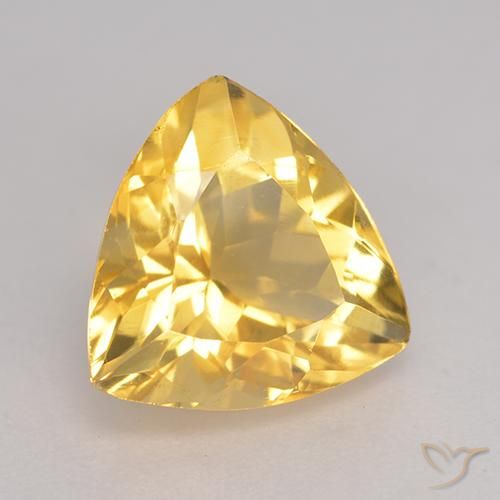 Citrino Dourado Natural 2.15ct, Trilhão, VVS-VS