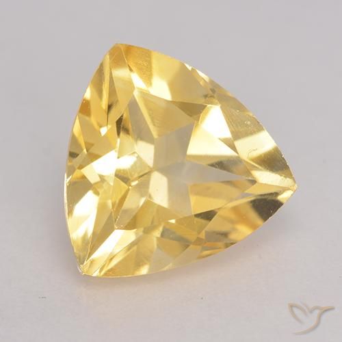 Citrino Dourado Natural 2.21ct, Trilhão, VVS-VS