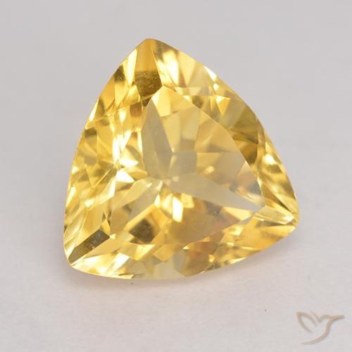 Citrino Dourado Natural 2.10ct, Trilhão, VVS-VS