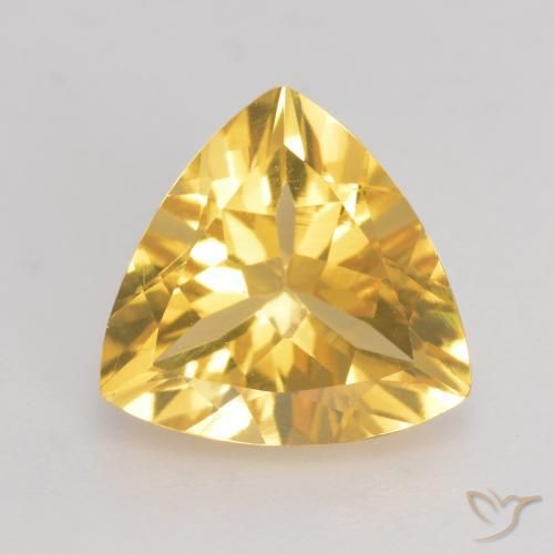 2.09ct Natural Ouro Citrino, Trilhão, VVS-VS