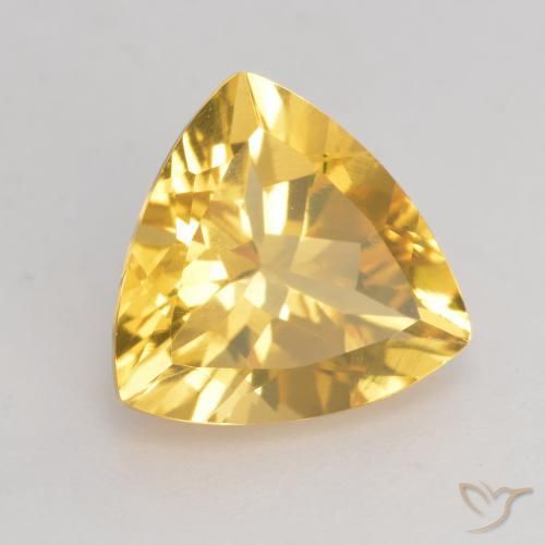 Citrino Ouro Natural 2.09ct, Trilhão, VVS-VS