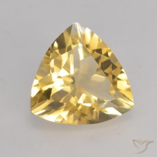 Citrino Dourado Natural 2.18ct, Trilhão, VVS-VS