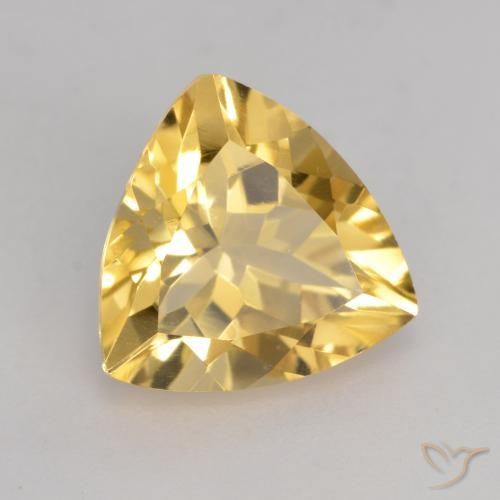 Citrino Dourado médio Natural 2.20ct, Trilhão, VVS-VS