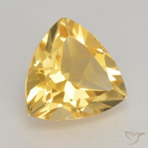 Citrino Ouro Natural 2.35ct, Trilhão, VVS-VS