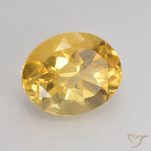 Citrino Dourado Natural 3.68ct, oval, VVS-VS