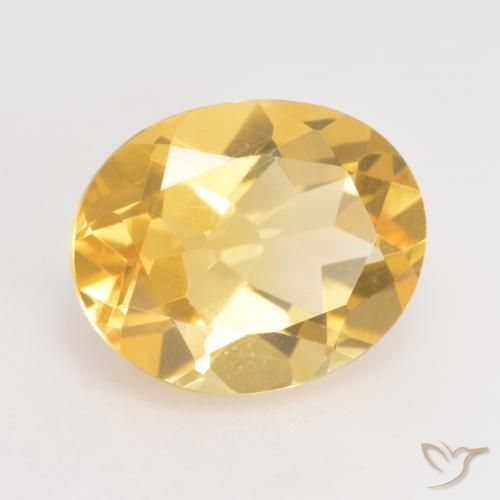 Citrino Ouro Natural 3.13ct, oval, VVS-VS