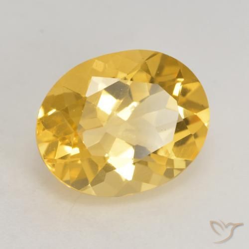 Citrino Dourado Natural 2.94ct, oval, VVS-VS
