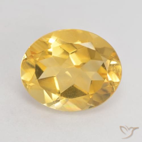 3.04ct Natural ouro médio Citrino, oval, VVS-VS
