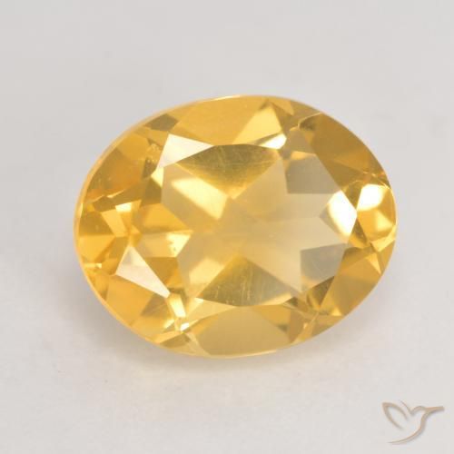 Citrino ouro brilhante Natural 3.24ct, oval, VVS-VS