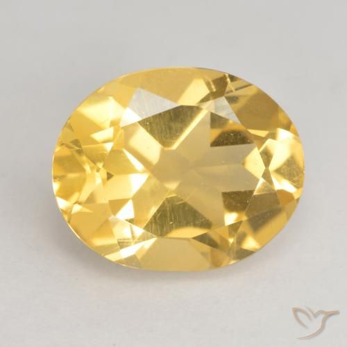 3.15ct Natural ouro médio Citrino, oval, VVS-VS