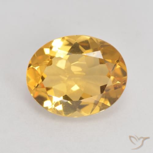 2.96ct Natural ouro médio Citrino, oval, VVS-VS