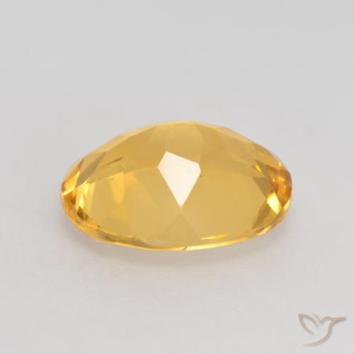 Citrino ouro médio Natural 2.96ct, oval, VVS-VS