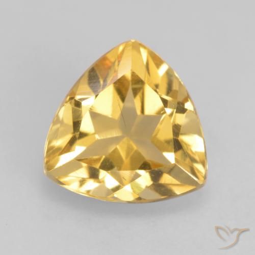 1.76ct Natural Dourado médio Citrino, Trilhão, VS
