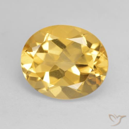 3.63ct Natural Laranja Dourado Profundo Citrino, oval, VVS-VS