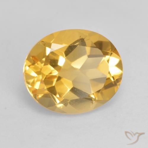 Citrino Laranja Dourado Profundo Natural 3.63ct, oval, VVS-VS
