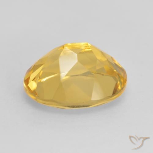 Citrino Laranja Dourado Profundo Natural 3.63ct, oval, VVS-VS