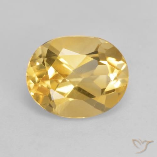 3.21ct Natural ouro médio Citrino, oval, VVS-VS