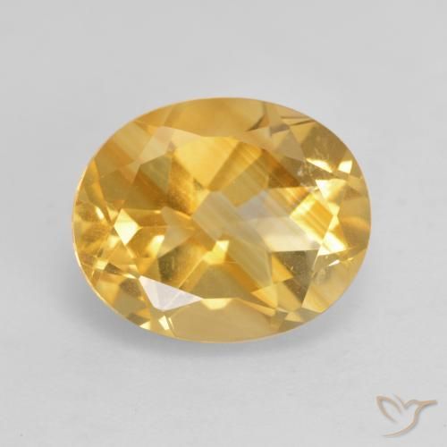 3.73ct Natural Laranja Dourado Profundo Citrino, oval, VS
