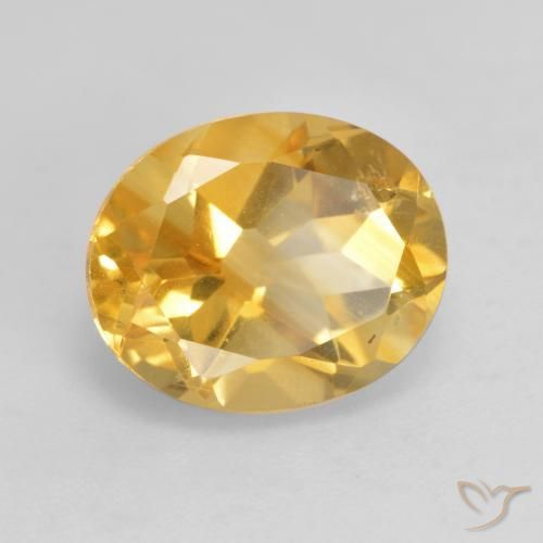 Citrino Laranja Dourado Profundo Natural 3.73ct, oval, VS