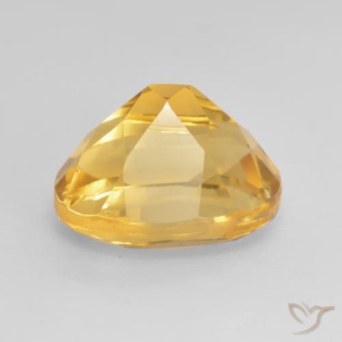 Citrino Laranja Dourado Profundo Natural 3.79ct, oval, VS