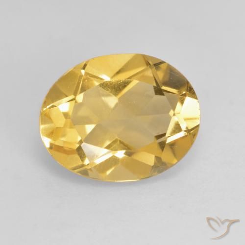 2.90ct Natural Laranja Dourado Profundo Citrino, oval, VS